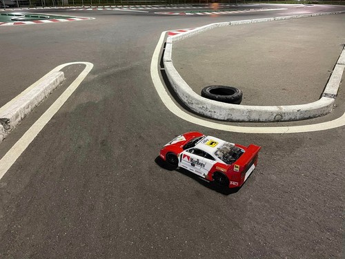 FERRARI F40 1/8 SCALE RC CLEAR CAR BODY - 0100 TRAXXAS SLASH HOBAO VTE XRAY GTXE - Picture 3 of 15
