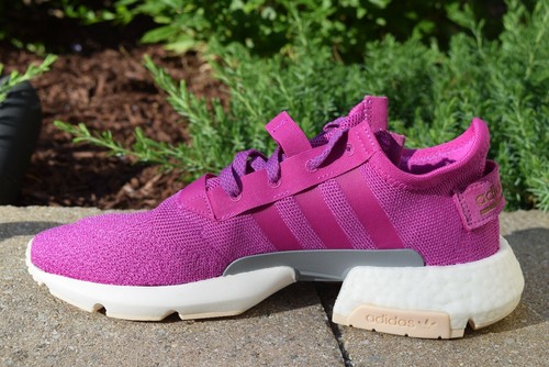 NWOB Womens Adidas POD S3.1 Sneakers Vivid Pink Purple Trainers CG6182 sz 7-10 - Picture 5 of 7