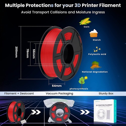 【Buy 7 PAY 4】SUNLU PLA+ (PLA Plus) 3D Printer Filament 1.75mm 1KG Neatly Wound - Picture 6 of 31