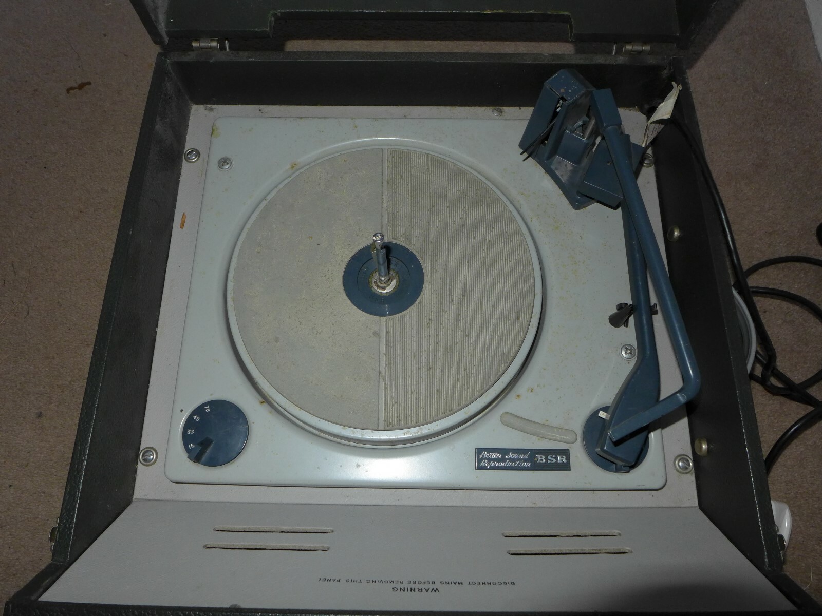 Murphy Radio record player turntable A852G BSR spares repairs eBay