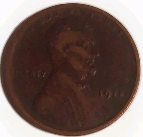 1911-P Lincoln Wheat Cent — photo from the most recent tracked eBay sale