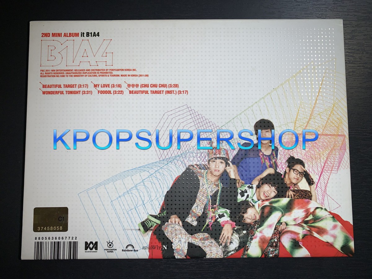 B1A4 2nd Mini Album It B1A4 Autographed Signed CD Photobook Great
