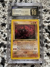 onix pokemon card price Gym Heroes Rare RarityCommon Hit Points120 HP Colorless Onix - Cosmic Eclipse #105