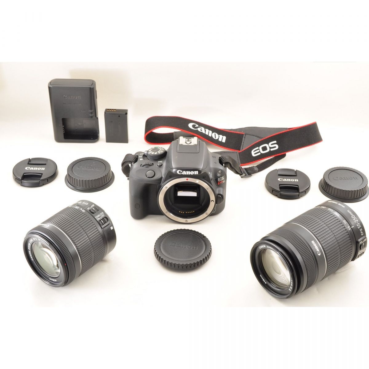 Fotocamera reflex digitale Sc3820 Canon EOS Kiss X7/Rebel SL1/100D 18-55,55-2...