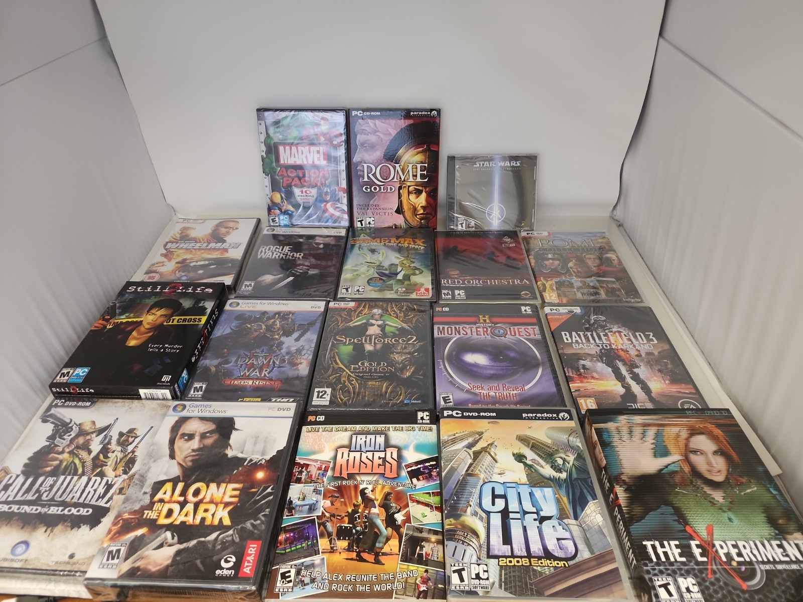 PC  VIDEO GAME LOT BUNDLE  18 Sealed Action/War/Adventure All New!