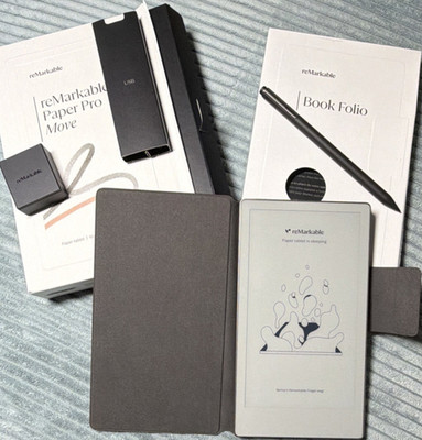 reMarkable Paper Pro Move e-ink Tablet 7,3'' mit Folio & Marker Plus