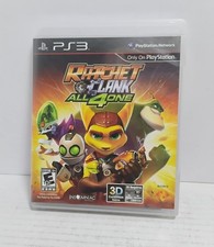 2011 SONY PLAYSTATION 3 PS3 RATCHET CLANK ALL 4 ONE CIB COMPLETE IN BOX