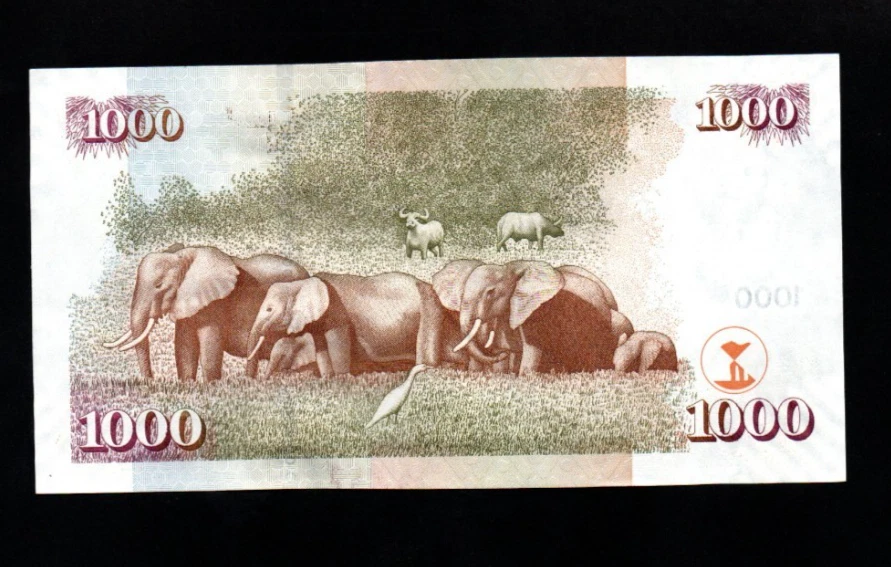 1000 SHILLINGS EXTRA FINE BANKNOTE FROM KENYA 2010 PICK-51 - Image 2 of 2