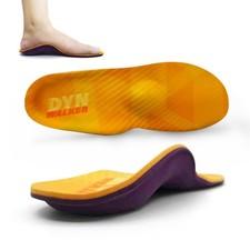 Insoles for Plantar Fasciitis, L  Men 8 - 8.5 / Women 10 - 10.5 , Orange
