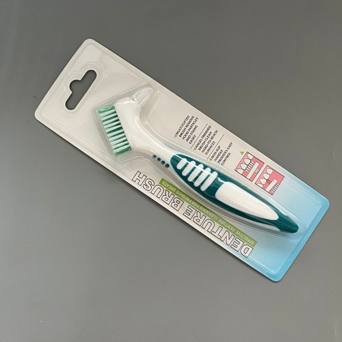 Confezione 5 Spazzole Pulizia Protesi Setole Multistrato Denti Finti Ergonomiche Gomma - Foto 4 di 12