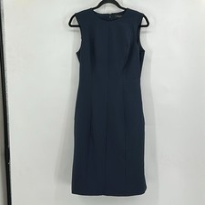 Banana Republic Factory SCULPTED KNEE-LENGTH SHEATH DRESS Navy Size 6 NWT