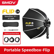SMDV Flip 20 24 28 Quickly Release Parabolic Out Door Softbox for A1 Godox V1 AD