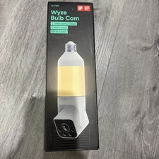 WYZE Bulb Cam Security Camera 2K HD Outdoor Light Bulb Camera Color Night Vision