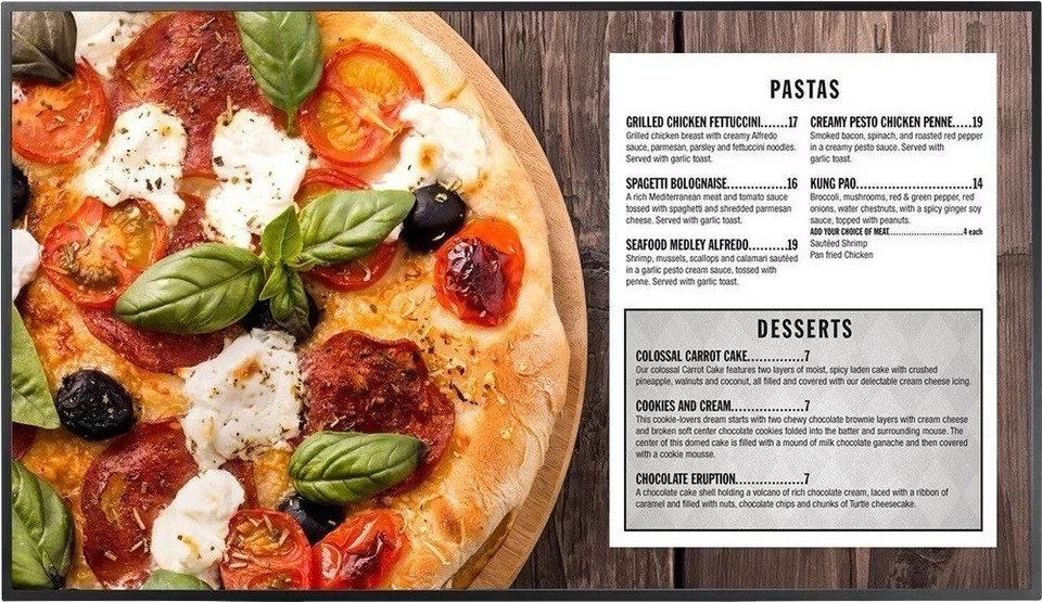 AG Neovo 55" 4K Commercial Signage Display - Digital Beschilderung (3840x2160 ) - Bild 2 von 4