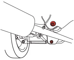 SPC para 09-10 Nissan 370Z/06-08 Infiniti G35/08-10 G37 inclinación trasera/perno de leva del dedo del pie Foto 2 de 4