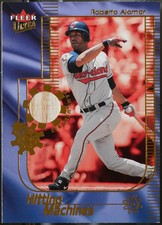 2002 Ultra #NNO Roberto Alomar Hitting Machines Game Bat Baseball EX