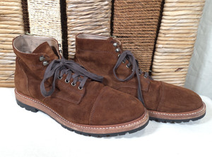 Mens 8 Taylor Stitch Moto Boot Snuff Suede Leather Ankle Vibram Motorcycle Taylor Stitch Moto Boot | eBay main image 2