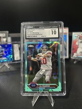 Topps 2023 Composite Chrome Eli Manning #23 Aqua Lava Refractor /175 CGC 10