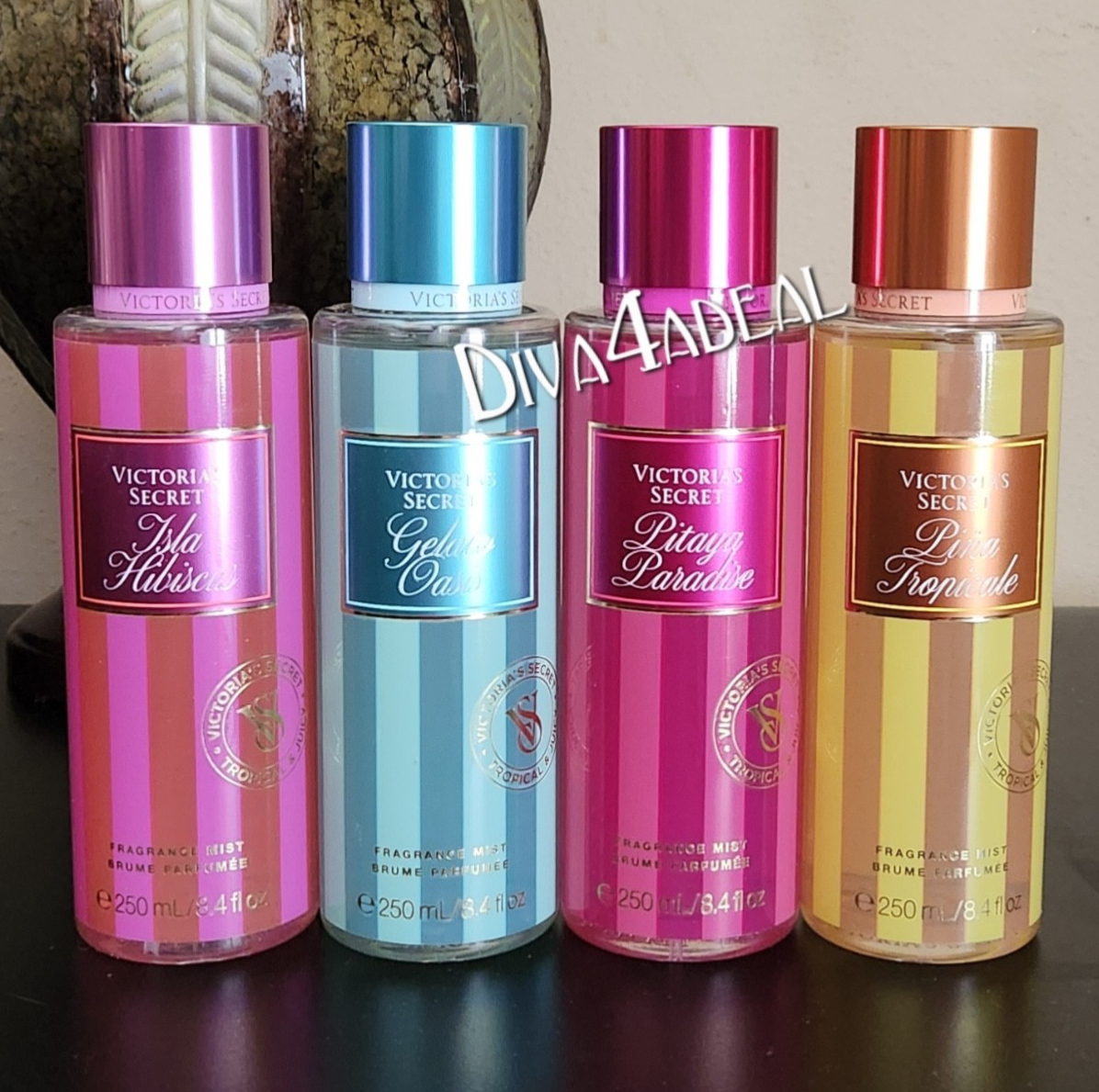 4X Victoria's Secret CABANA SQUEEZE Collection 8.4 FL OZ Mist