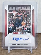 2024-25 Panini Nba Hoops Eugene Omoruyi Great Significance Auto #GS-EOW Wizards