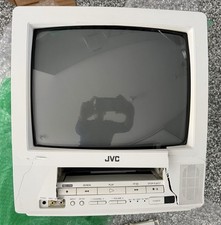JVC 13" CRT TV VCR Combo Video Game VHS Player White TV-13142W Parts/Repair