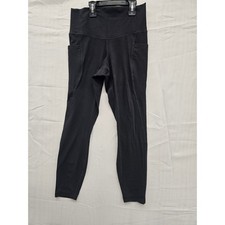 Member's Mark Everyday High-Rise Ankle Leggings Black Pockets LASS4235-13 Medium