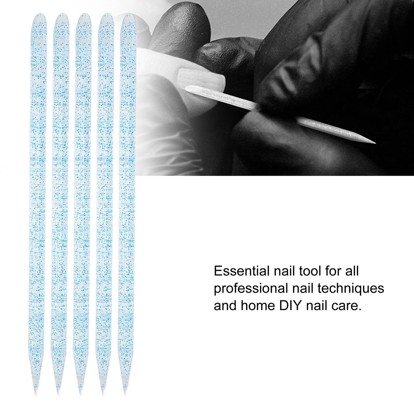 100pcs Nail Care Cuticle Pusher Dead Skin Removal Manicure Pedicure Cuticle Cl