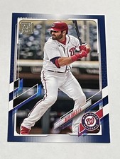 2021 Topps Baseball Royal Blue #446 - Alex Avila - Washington Nationals