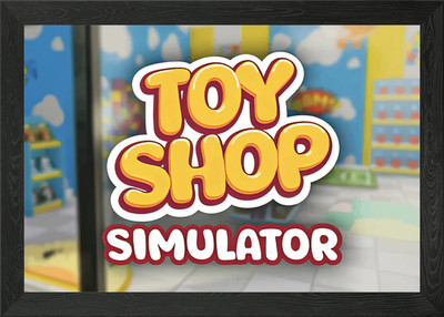 Toy Shop Simulator Gerahmtes Wandbild Poster Leinwanddruck Bild