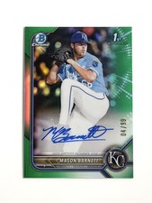 2022 1st Bowman Chrome Mason Barnett Green Refractor Auto 79/99