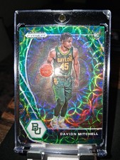 2021 Panini Prizm Draft Picks Davion Mitchell RC Choice Green Prizm /8