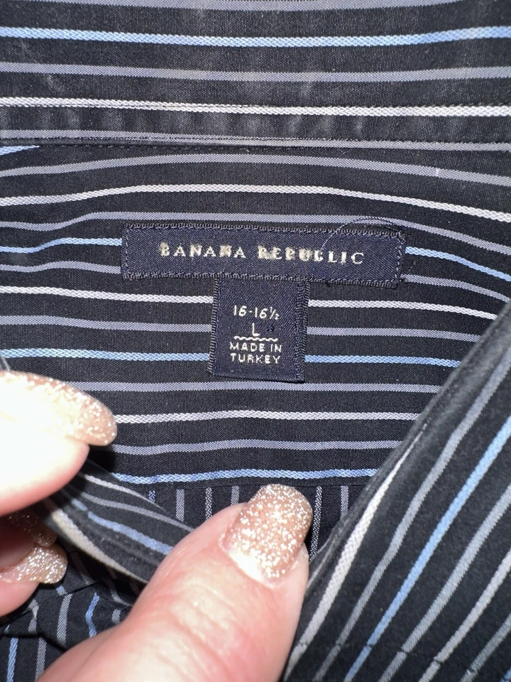 Lote 6 Camisas Tommy Hilfiger Levi’s Para Hombre Botón Manga Larga Informal Vestido de Carrera L Foto 4 de 4