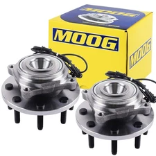 4WD Pair MOOG Front Wheel Bearings Hub 515122 For 2009-2011 Dodge Ram 2500 3500