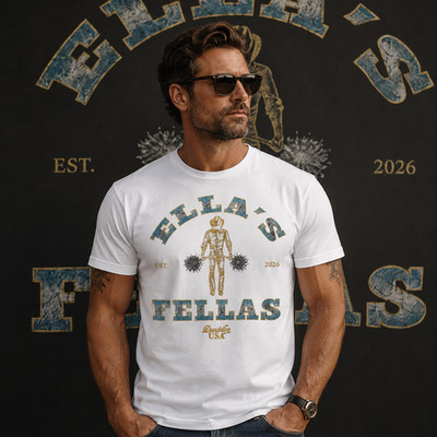 Ella Fella Funny Wordplay Humor Graphic T-Shirt