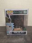 Funko Pop! Animation: Rick and Morty King of S#!+ Vinyl Figure #694 W/ Protector
