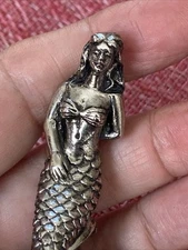 Heavy Pewter Mythology The Siren Mermaid Creature Miniature Figurine FANTASY