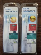 2 PACK- Philips Sonicare E-Series Replacement Toothbrush Heads HX7022/66