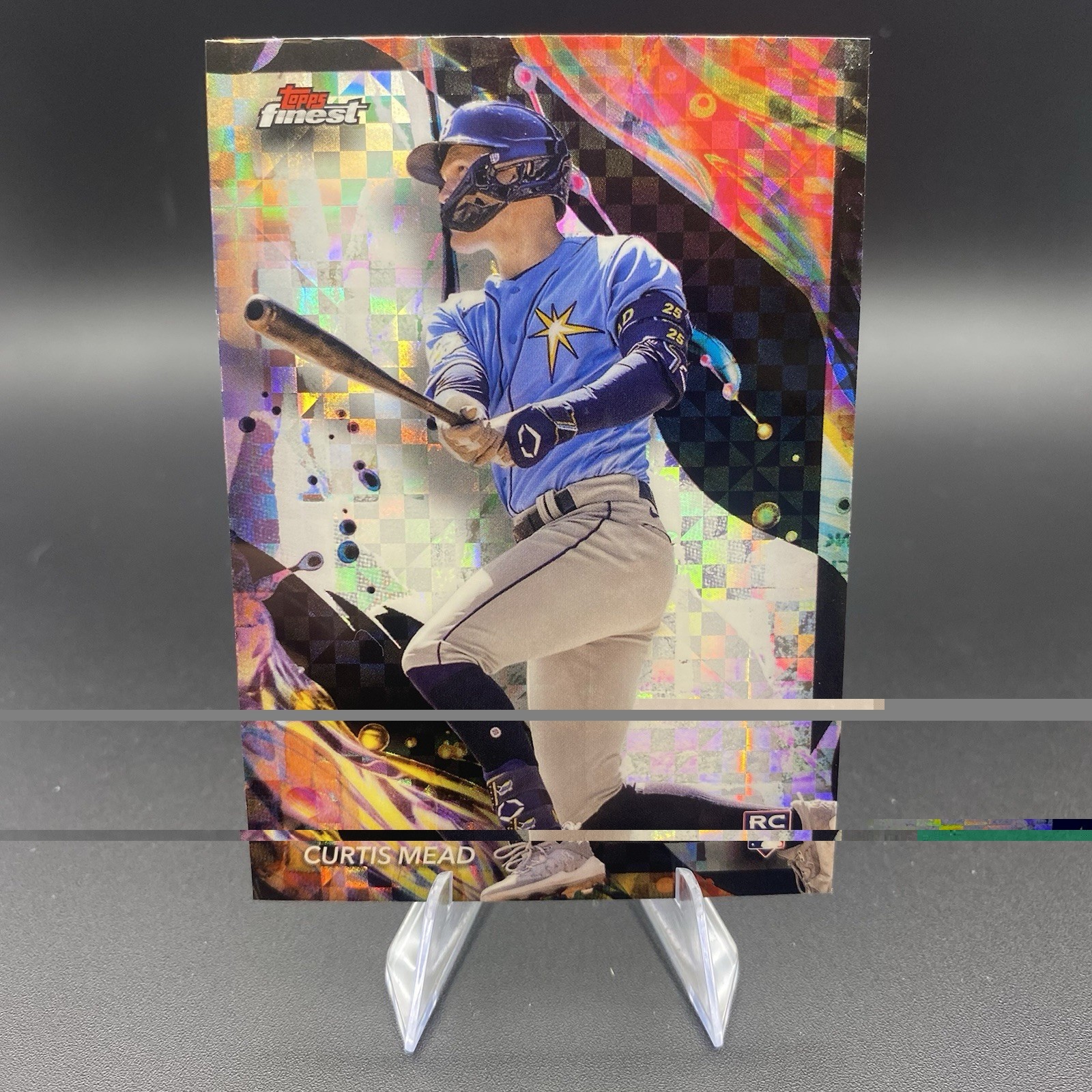 2024 Topps Finest Curtis Mead Checkerboard Refractor Uncommon #188 (RC)