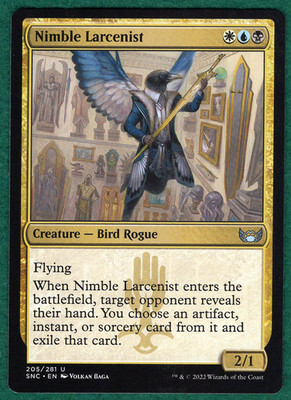 Nimble Larcenist - Streets of New Capenna (SNC) #205 - Magic MTG Card