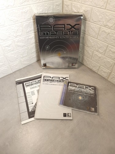 Vintage Pax Imperia: Eminent Domain (PC, 1997) Big Box PC Game CD-ROM Complete