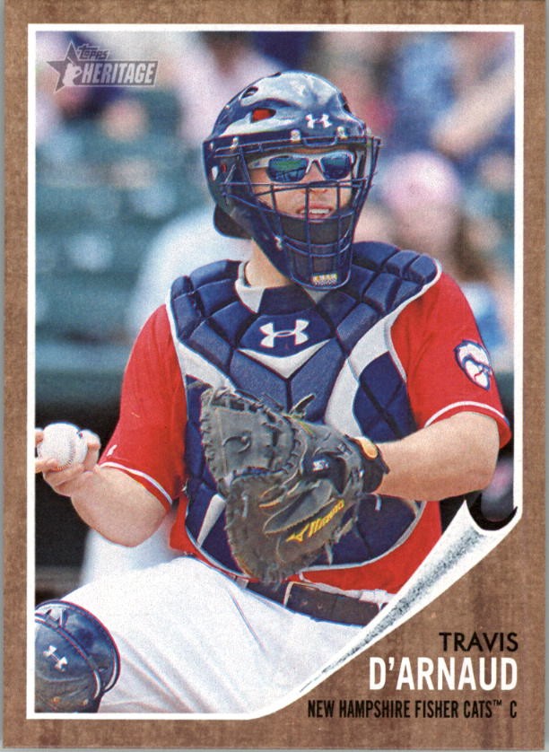 2011 Topps Heritage Minors #9 Travis D'Arnaud - BB