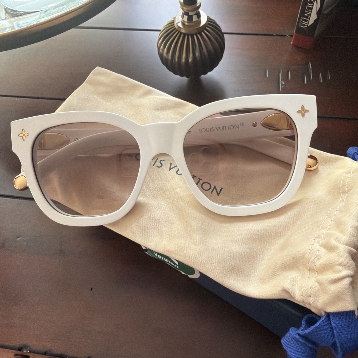 louis vuitton x takashi murakami Monogram White Sunglasses NEW | eBay