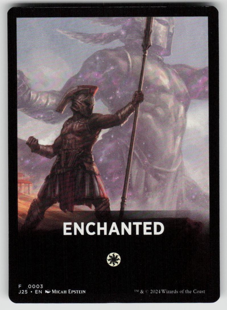 ENCHANTED THEME CARD 3 Foundations Jumpstart Mtg NM
