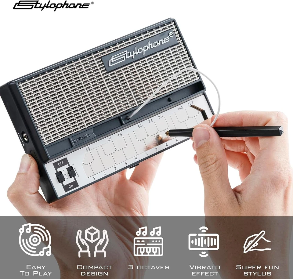 DUBREQ Stylophone The Original Retro Pocket Synthesizer Portable Synth Analog - Image 3 of 4