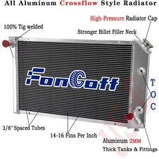 CC718 3 Row Aluminum Radiator For 1977-1982 CHEVY CORVETTE 5.7L 350CU V8 AT