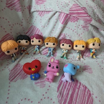 Funko Pop Bts Bt21 Jungkook Jimin Tae Namjoon Jin J-Hope Yoongi Cooky Mang Tata