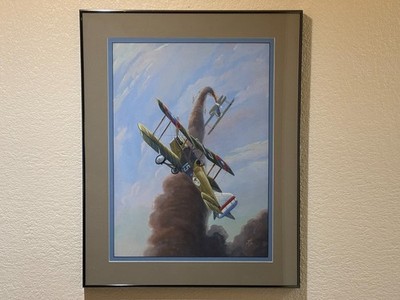 Royal Aircraft Factory  S.E.5a Painting by Michael Boss