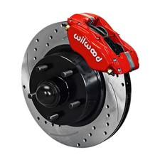 Wilwood Front Disc Brake Kit Dynalite 4-piston Red Drilled And Slotted 11.3 ...