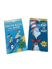 2 Dr. Seuss Sing-a-long VHS-Green Eggs And Ham & Cat In The Hat