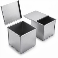 EUROTINS Pullman Loaf Bread Tin With Lid Domestic and Commercial Baking